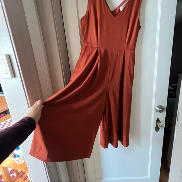 Orange Wide Leg Jumpsuit - Picture 5 of 7